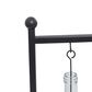 Maple and Jade 20" x 36" Metal Lantern in Black, , large