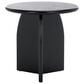 Safavieh Barazi Round End Table in Black, , large