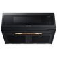 Samsung 1.1 Cu. Ft. Smart SLIM Over-the-Range Microwave with 400 CFM Hood Ventilation in Matte Black Steel, , large