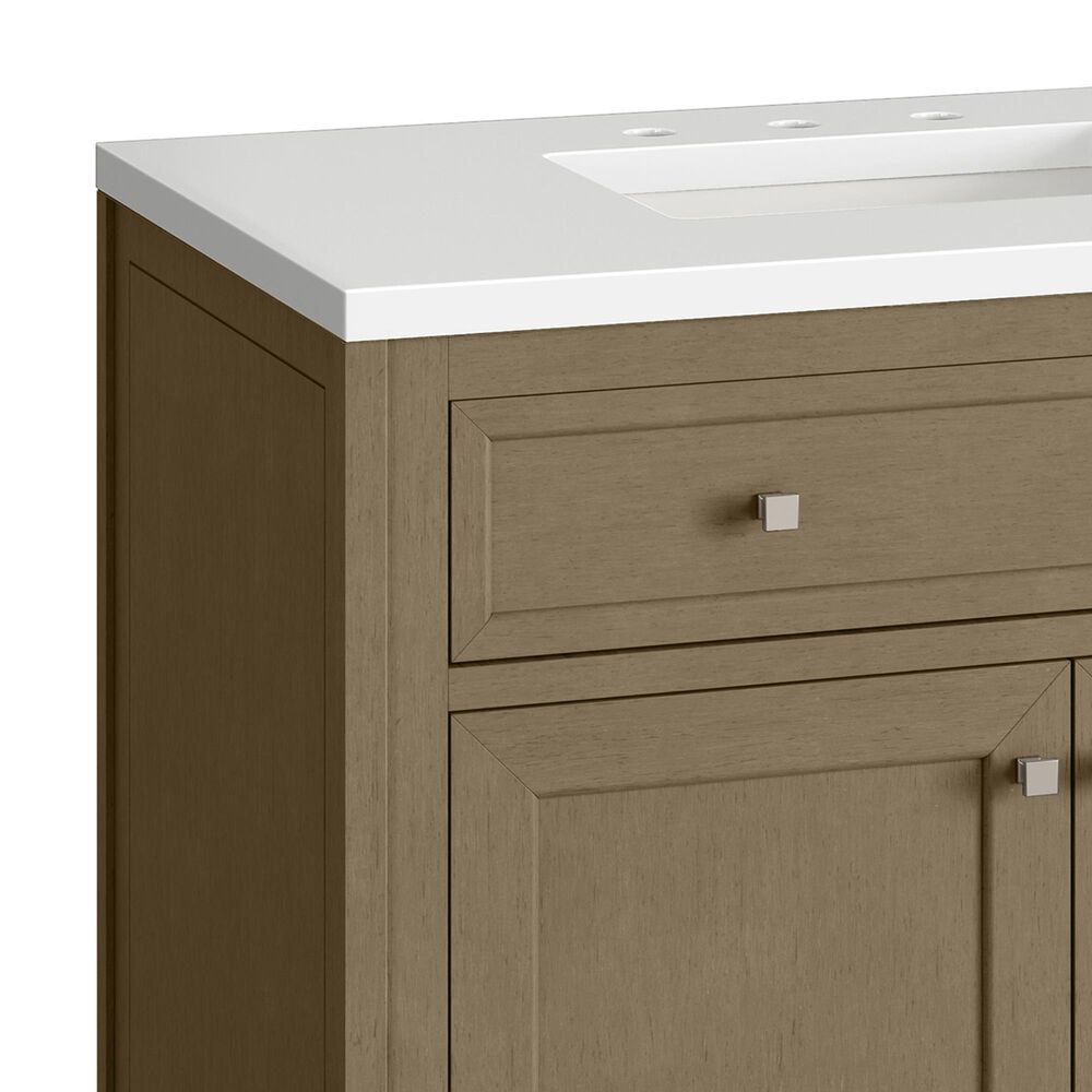 James Martin Vanities Chicago 36" Single Bathroom Vanity Cabinet in Walnut Whisper, , large