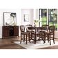 New Heritage Design Bixby 5-Piece Counter Height Dining Set in Espresso, , large