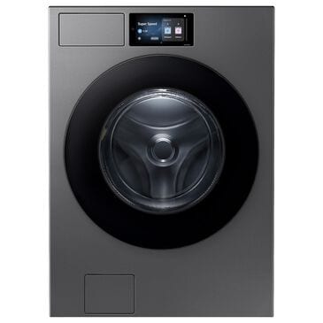 Samsung Bespoke 5.3 Cu. Ft. Front Load Washer in Dark Steel, , large