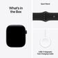 Apple Watch Series 12 (GPS + Cellular) 42mm Black Aluminum Case with Black Sport Band - M/L and 2-Year AppleCare+, , large
