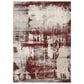 Nourison Maxell MAE14 7"10" x 10"6" Ivory and Red Area Rug, , large