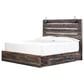 Ashley Drystan King Storage Bed with 4 Drawers in Brown Rustic, , large
