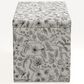 Rifle Paper Co Crafted by Cloth and Company Willie Storage Bench in Aviary Black/Cream, , large