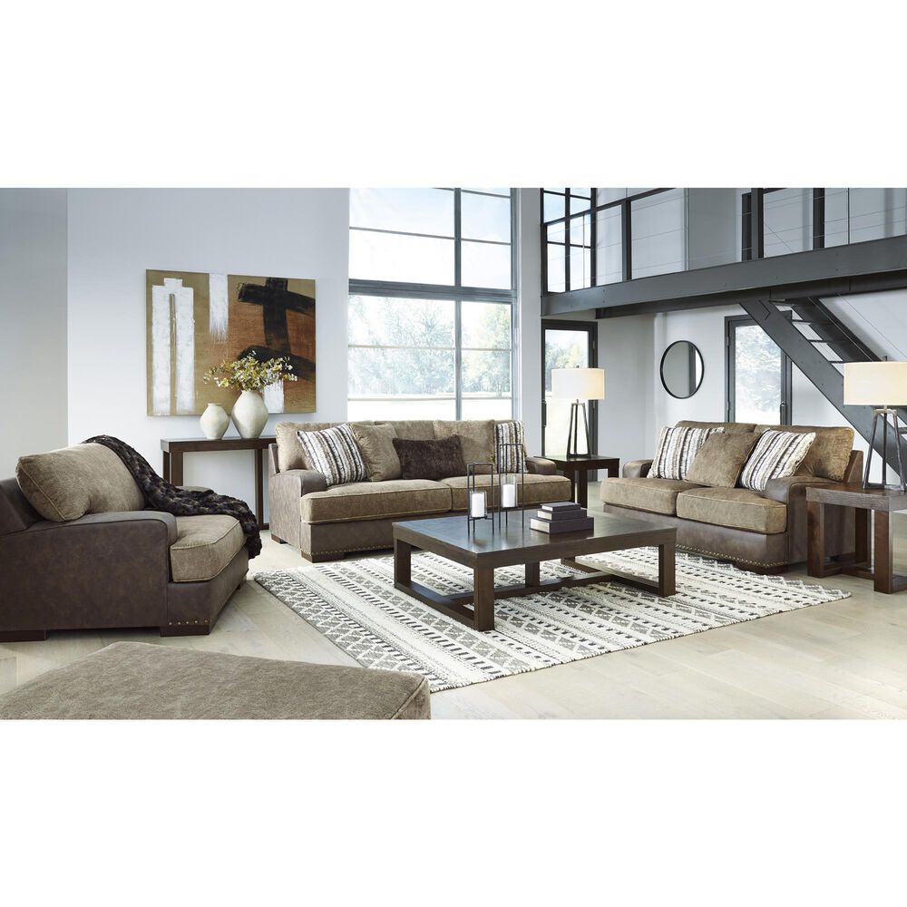 Ashley Alesbury Oversized Accent Chair in Chocolate, , large