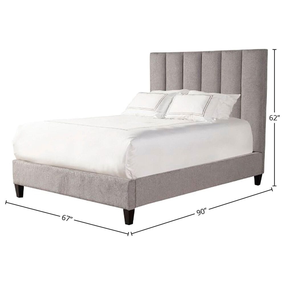 Simeon Collection Avery Queen  BAVE&#35;8000HB-FBR-STR Upholstered Bed in Stream, , large