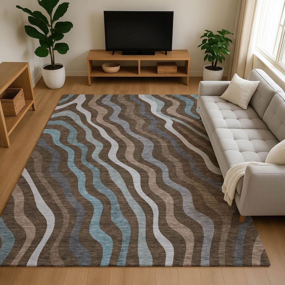 Dalyn Rug Company Kenner KN4 Chocolate 3' x 5' Area Rug, , large
