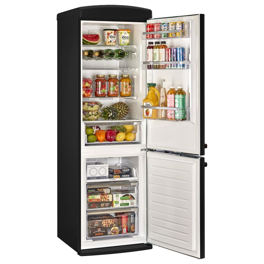 Unique Appliances Classic Retro 12 Cu. Ft. Bottom Freezer Regfrigerator In Matte Black, , large