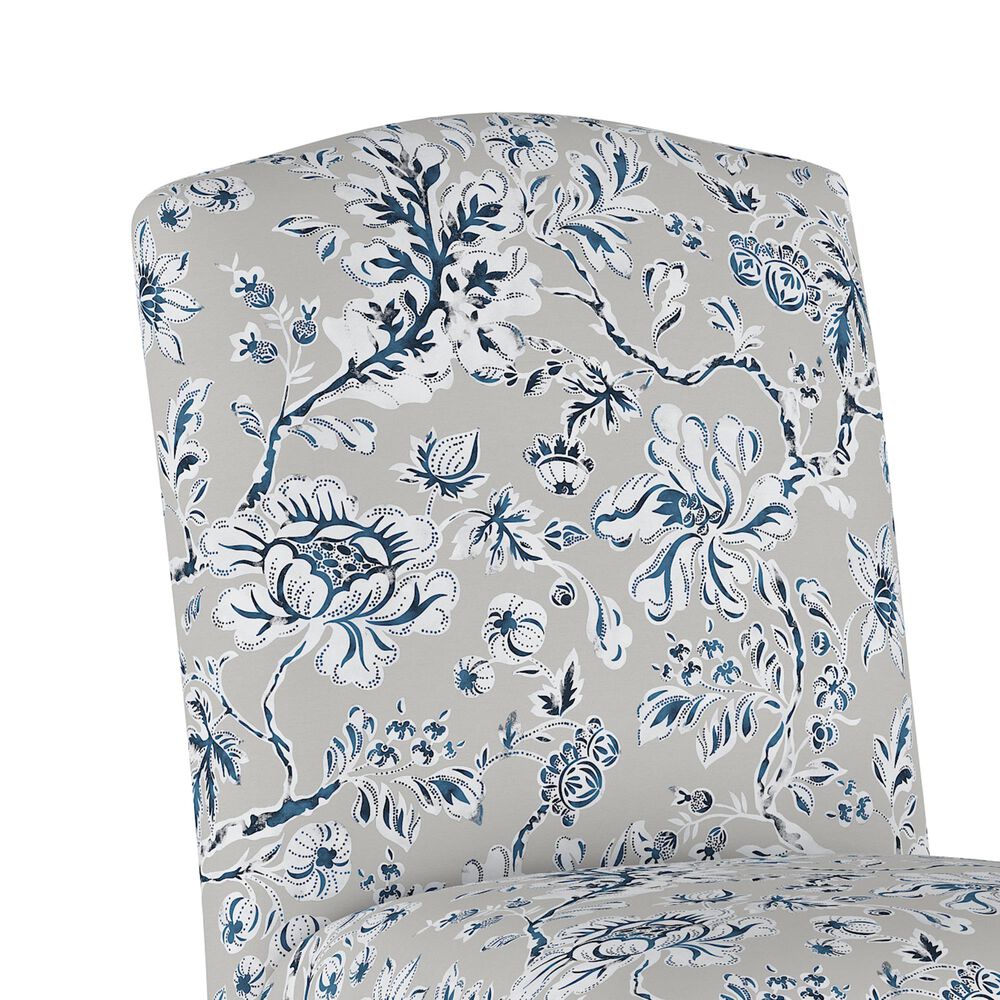 Skyline Furniture Counter Stool in Indian Blockprint Grey, , large