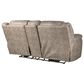 HomeStretch Skywalker Power Reclining Loveseat in Fog, , large
