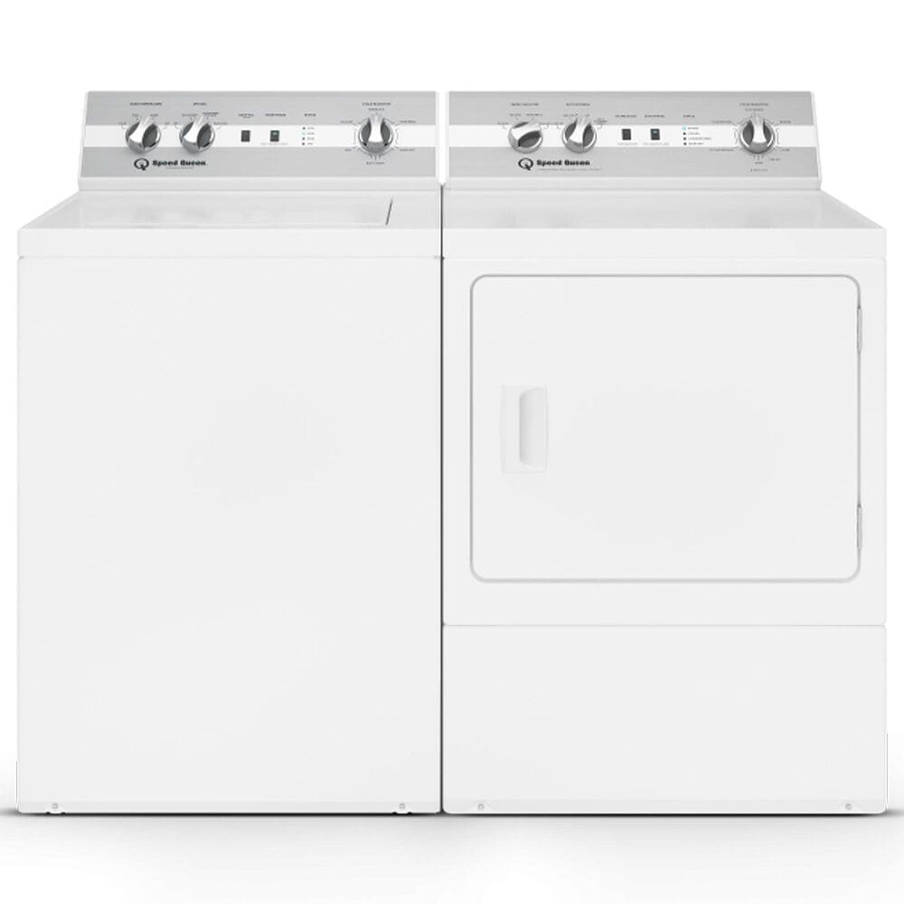 SPEED QUEEN 3.2 Cu. Ft. Top Load Washer and 7.0 Gas Dryer with Pet Plus Laundry Pair in White, , large