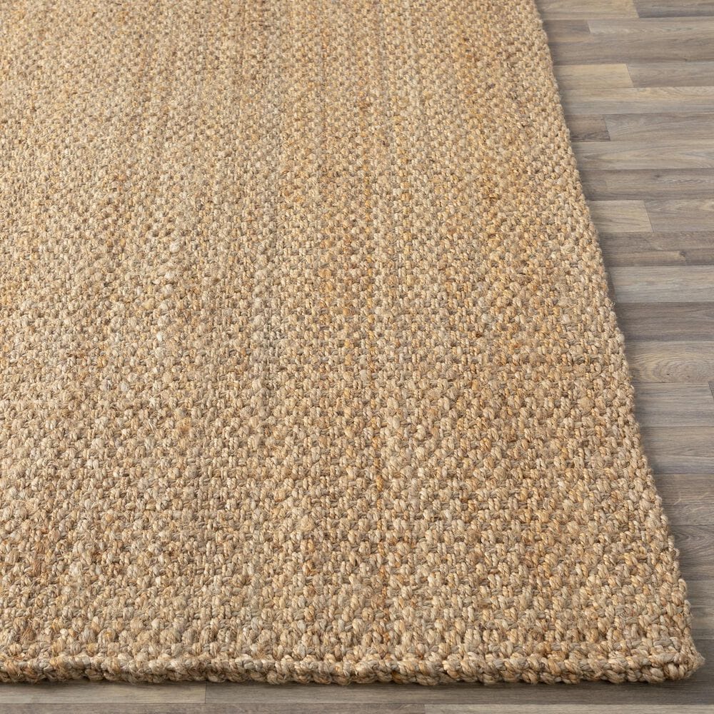 Surya Jute Woven 6&#39; x 9&#39; Wheat Area Rug, , large