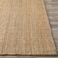 Surya Jute Woven 6" x 9" Wheat Area Rug, , large