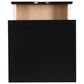 Linon Home Decor Polly 2-Drawer Nightstand in Black, , large
