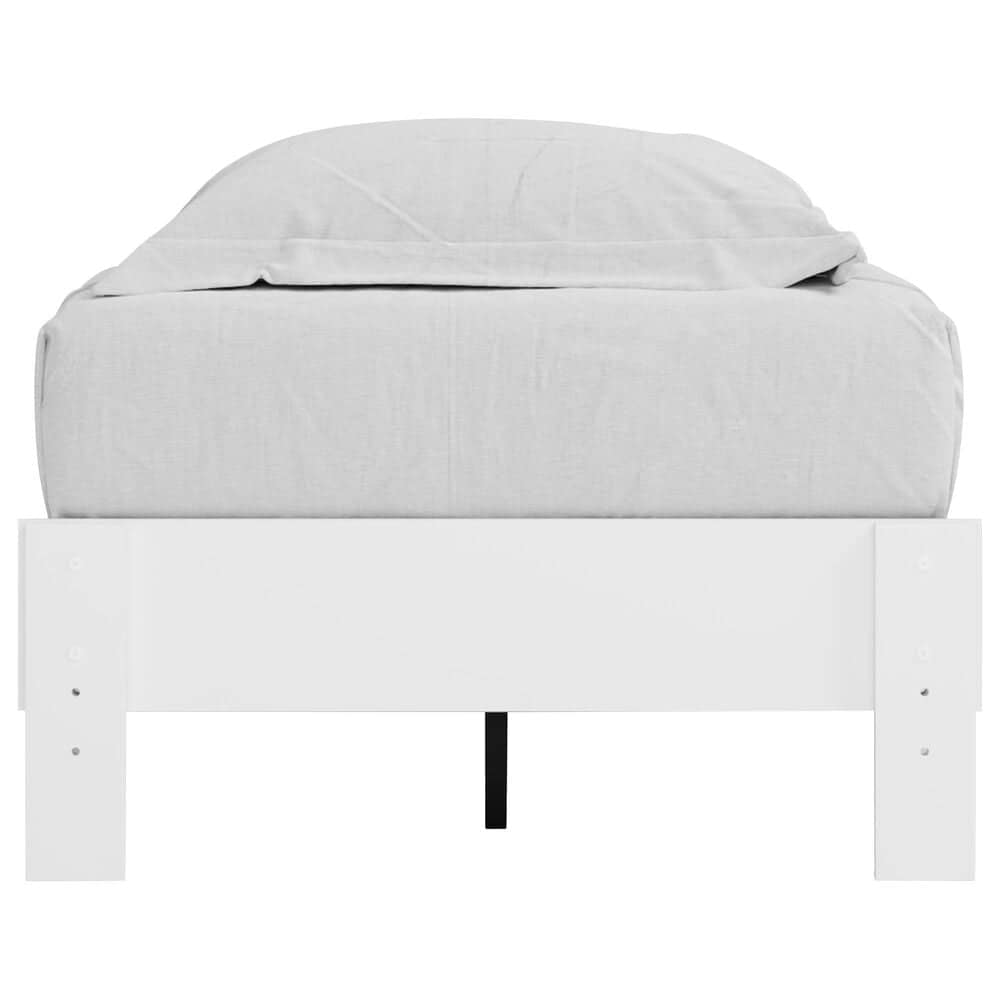 Ashley Piperton Twin Platform Bed in Matte White, , large