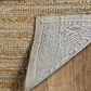 L&R Resources Natural Fiber 10" x 14" Spa Blue Area Rug, , large