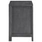 New Heritage Design Odessa King Upholstered Bed with Two Nightstands in Charcoal and Silver, , large