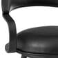 Armen Living Gardenia Swivel Counter Stool in Black, , large