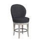 Mayberry Hill Westford Swivel Counter Stool with Charcoal Linen in Grey, , large