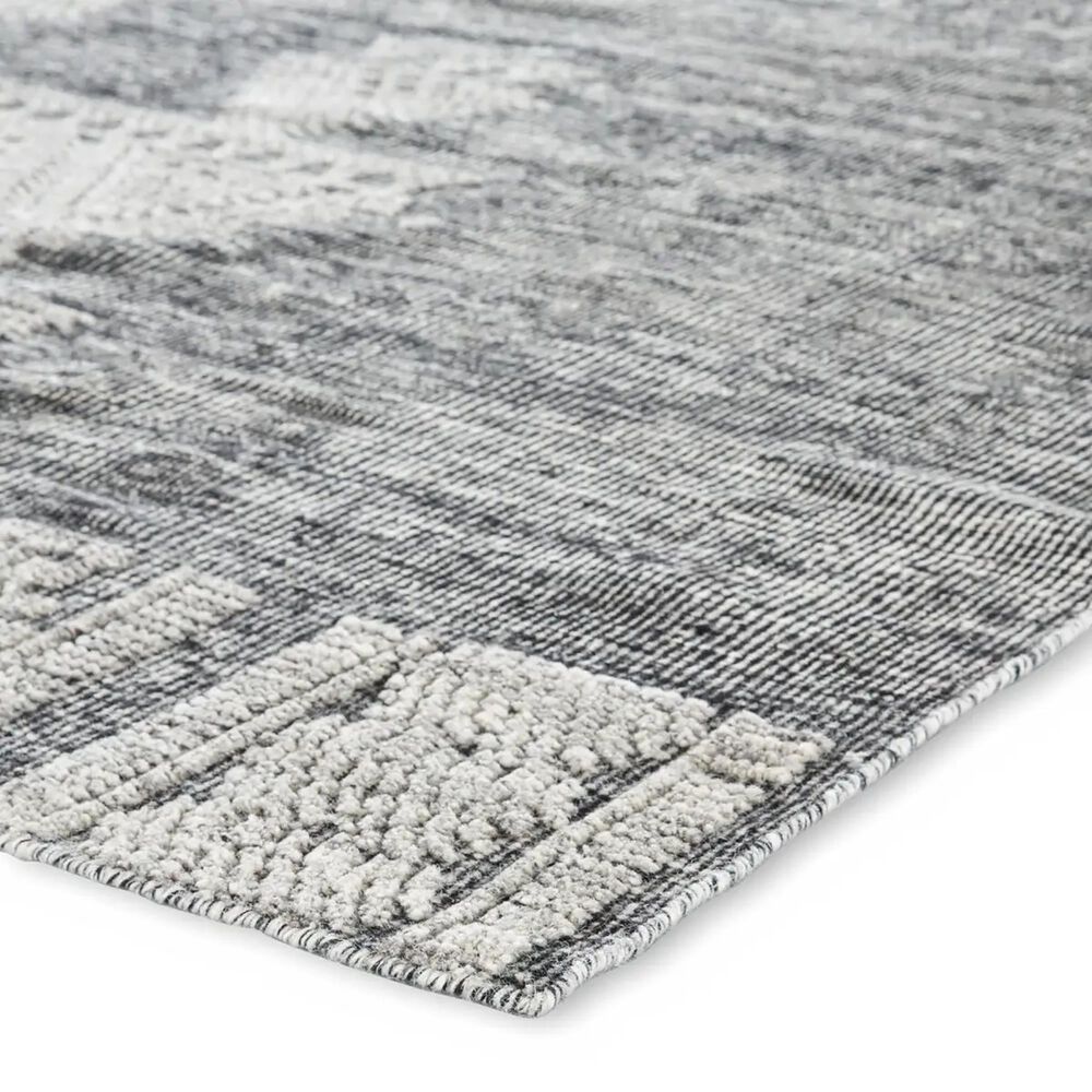 Jaipur Rize Torsby 3&#39; x 10&#39; Jet Black Runner, , large