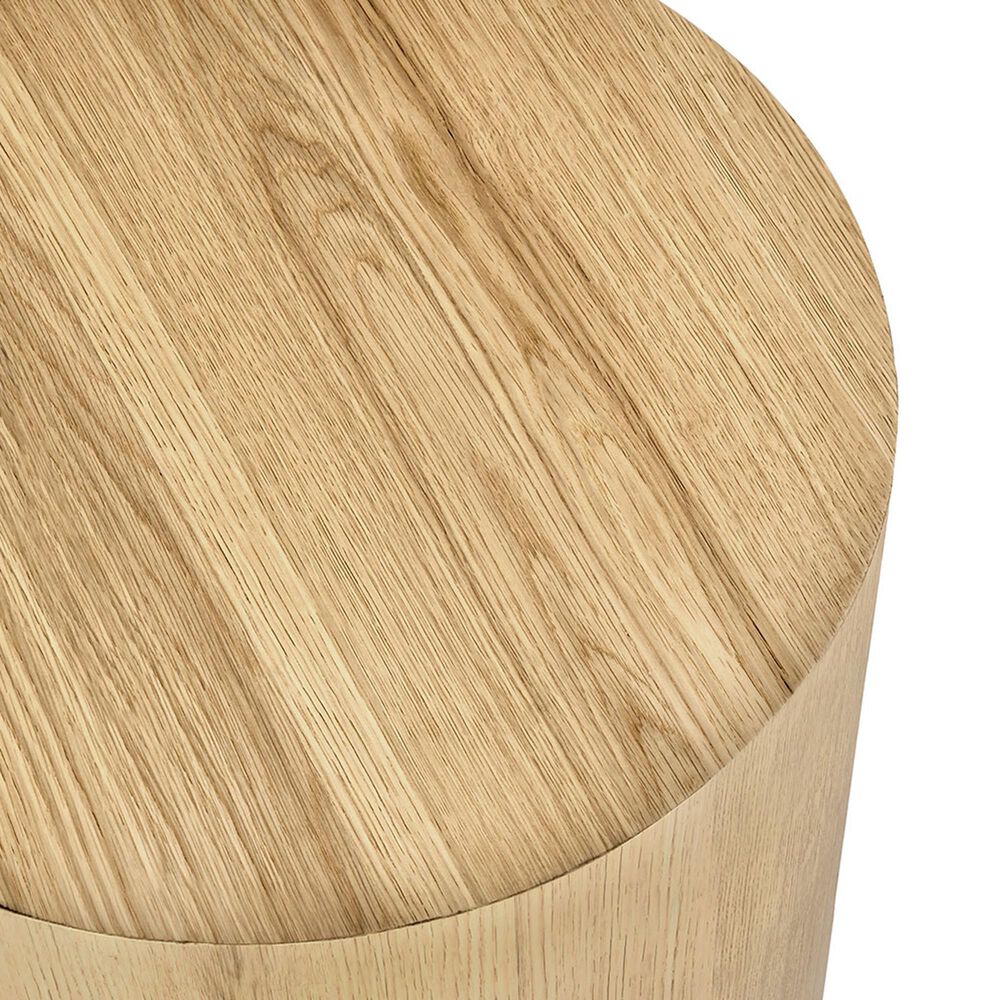 Classic Home Layne 20&quot; Round End Table in Natural, , large