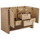 James Martin Vanities Solene 48" Single Bathroom Vanity in Seaside Oak with 3 cm Victorian Silver Quartz Top and Rectangular Sink, , large