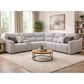 Interlochen 6-Piece Leather Reclining Sectional with Power Headrests, , large