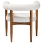 Baxton Studio Caia Arm Chair in Walnut Brown, , large