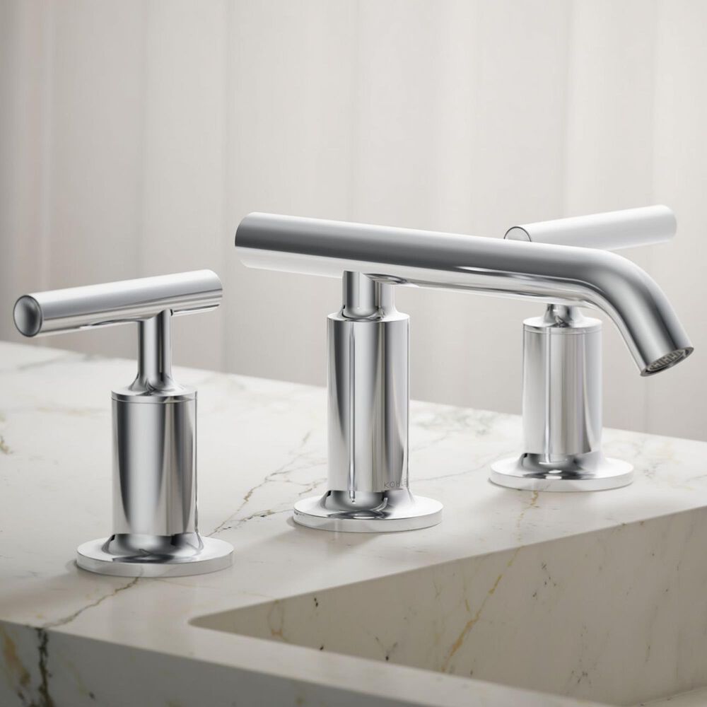 Kohler Purist Widespread Bathroom Sink Faucet in Polished Chrome, , large