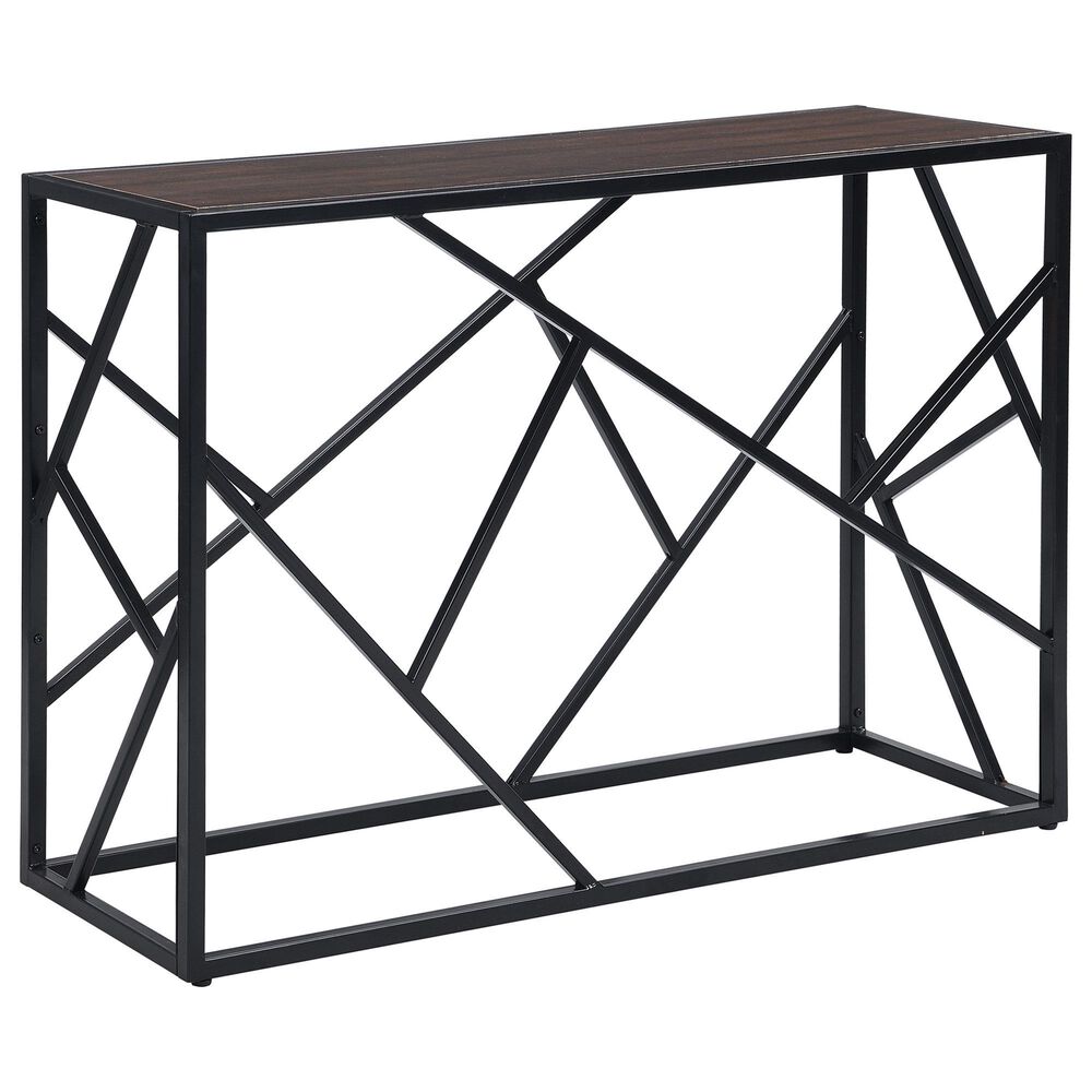 Carolina Chair and Table Cressida Console Table in Elm and Black, , large