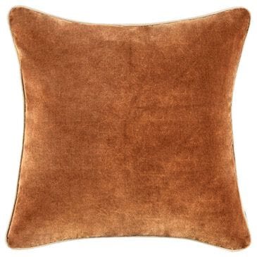 Classic Home Heirloom 18" Square Throw Pillow in Hazel Brown, , large