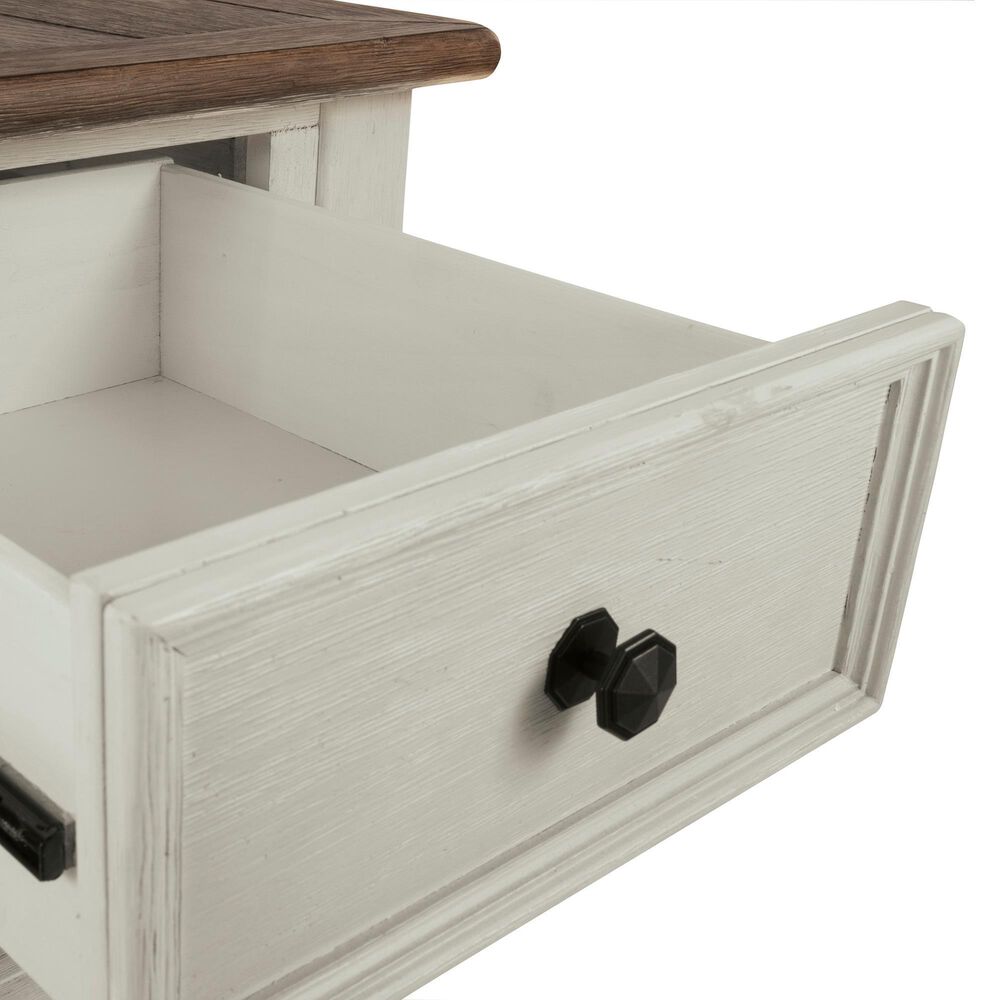 Ashley Bolanburg End Table in Weathered Oak and Antique White, , large