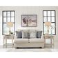 Signature Design by Ashley Traemore Stationary Loveseat in Linen, , large
