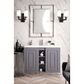 James Martin Vanities Alicante 39.5" Single Bathroom Vanity in Grey Smoke with 5 cm White Glossy Resin Top and Rectangular Sink, , large