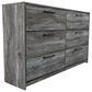 Signature Design by Ashley Baystorm 3 Piece Queen Bedroom Set in Gray, , large