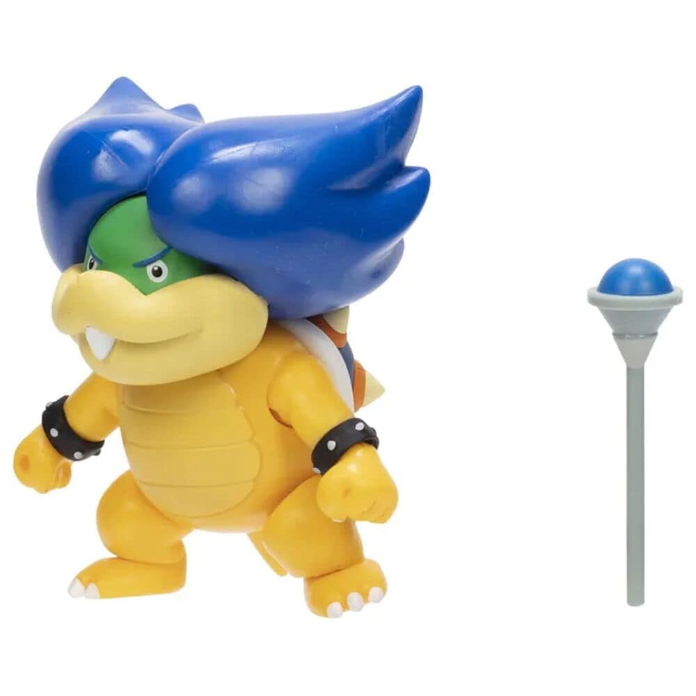 Super Mario 4&quot; Ludwig Von Koopa Figure with Wand in Multicolor, , large
