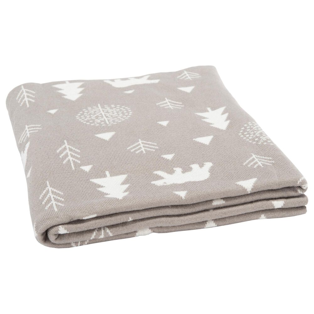 Safavieh Holiday Blizzard 50" x 60" Throw in Grey, , large