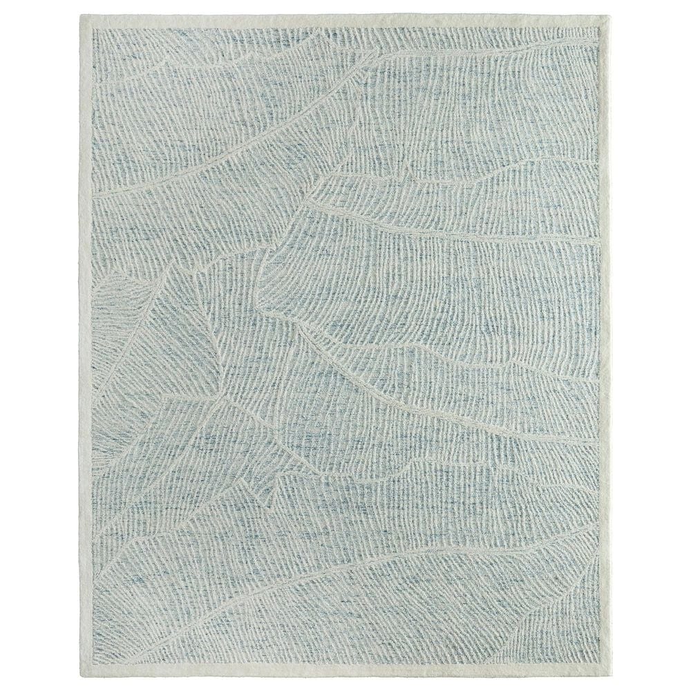 Feizy Winston Blue and Ivory 2" x 3" Area Rug, , large
