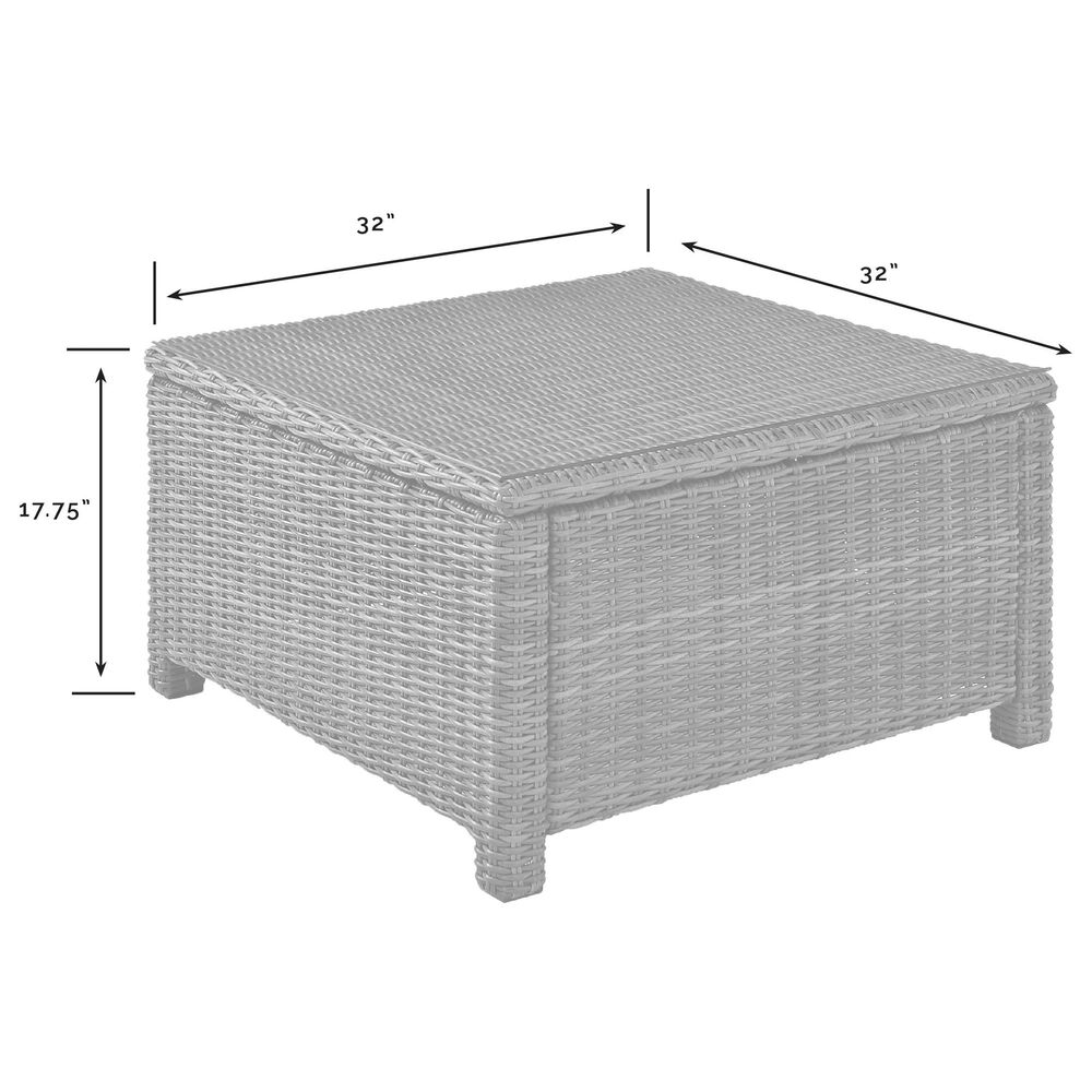 Crosley Furniture Bradenton 5-Piece Patio Sectional Set in Gray and Brown, , large