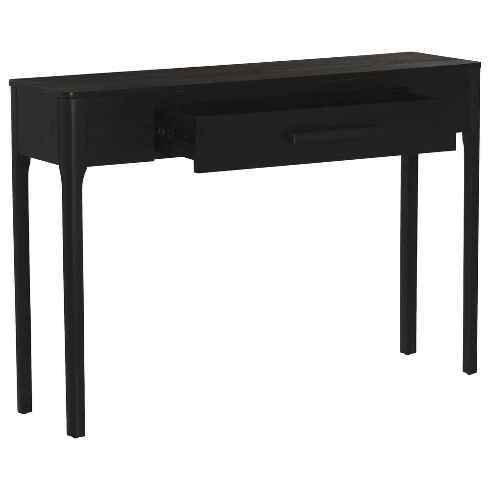 Linon Home Decor Wilcox Console Table in Black, , large