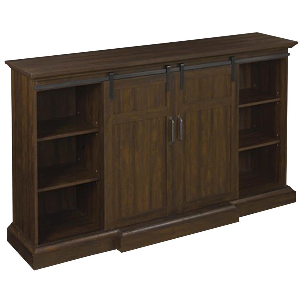 Fabio Flames Manning TV Stand with Fireplace Mantel in Espresso, , large