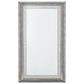 Garber Collection 73" Aged Glass Frame Floor Mirror in Gray and Silver, , large