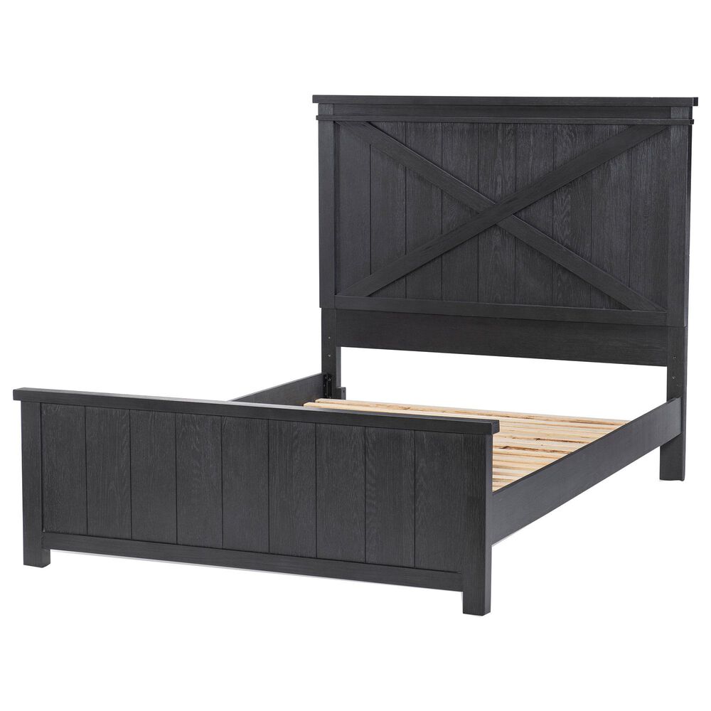 Legacy Classic Flatiron 4-Piece Full Trundle Bedroom Set in Midnight, , large