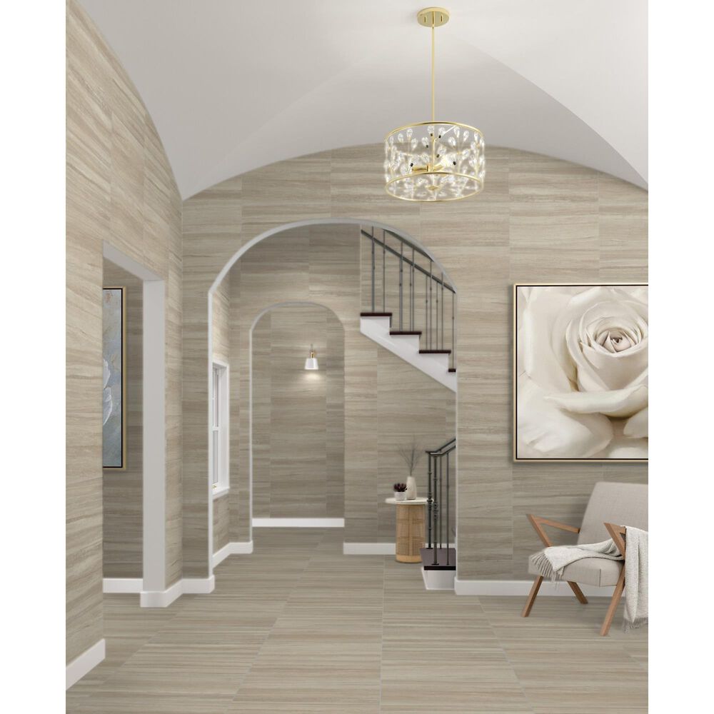 Dal-Tile Articulo 12&quot; x 24&quot; Porcelain Tile in Feature Beige, , large