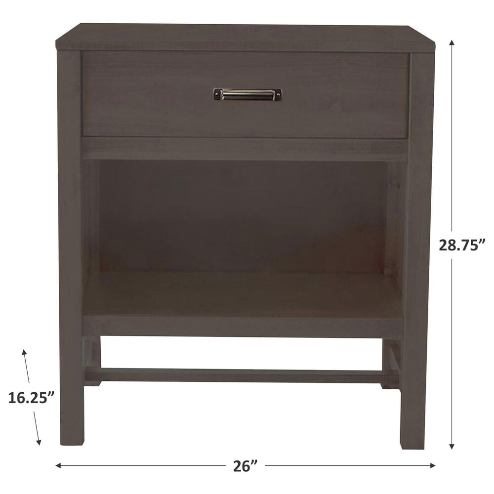 Fleming Furniture Co. Rochester 1-Drawer Nightstand in Mineral, , large