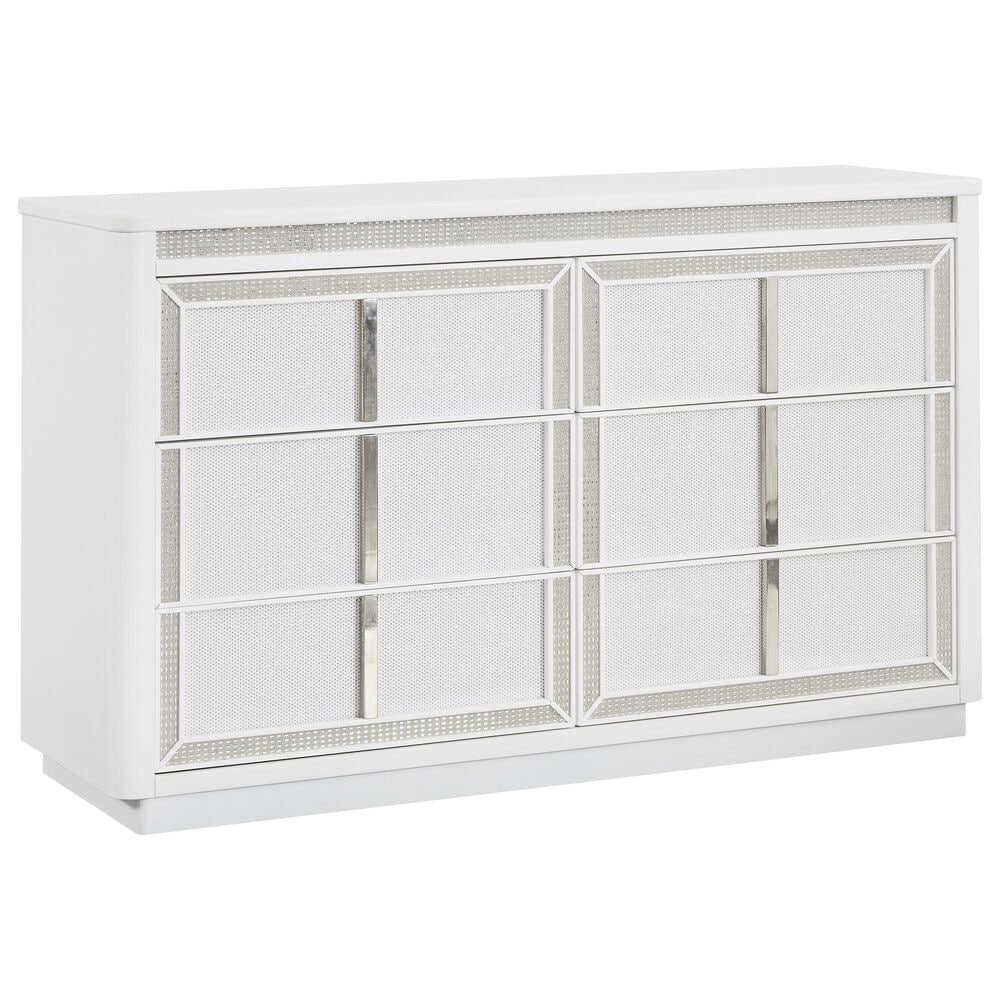 Millenium Chalanna 6-Drawer Dresser in White, , large