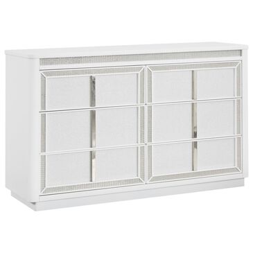 Millenium Chalanna 6-Drawer Dresser in White, , large