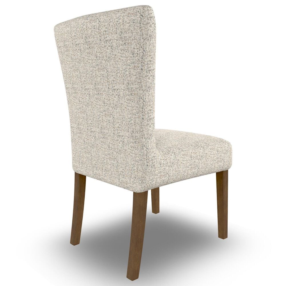 Best Home Furnishings Jazla Side Chair with Quartz Cushion in Dark Walnut, , large